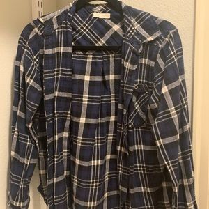PacSun Dark Blue fannel